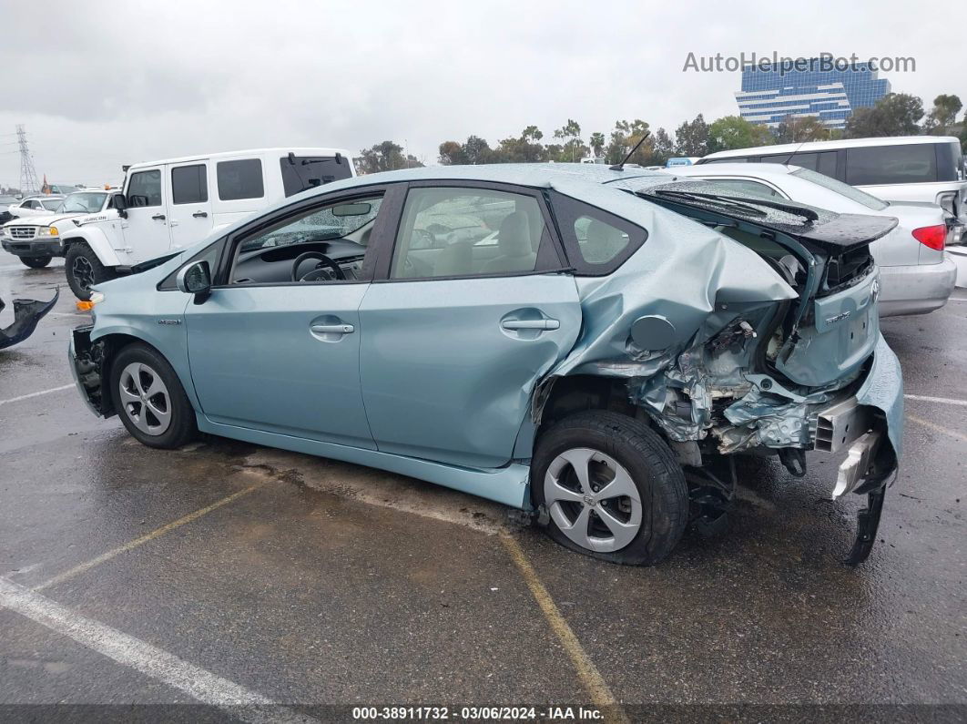 2013 Toyota Prius Two Зеленый vin: JTDKN3DU3D1714505