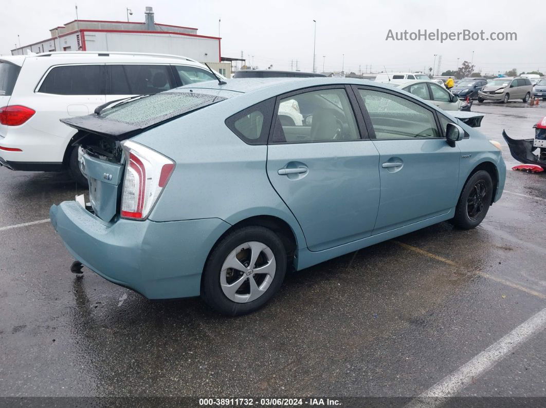 2013 Toyota Prius Two Зеленый vin: JTDKN3DU3D1714505