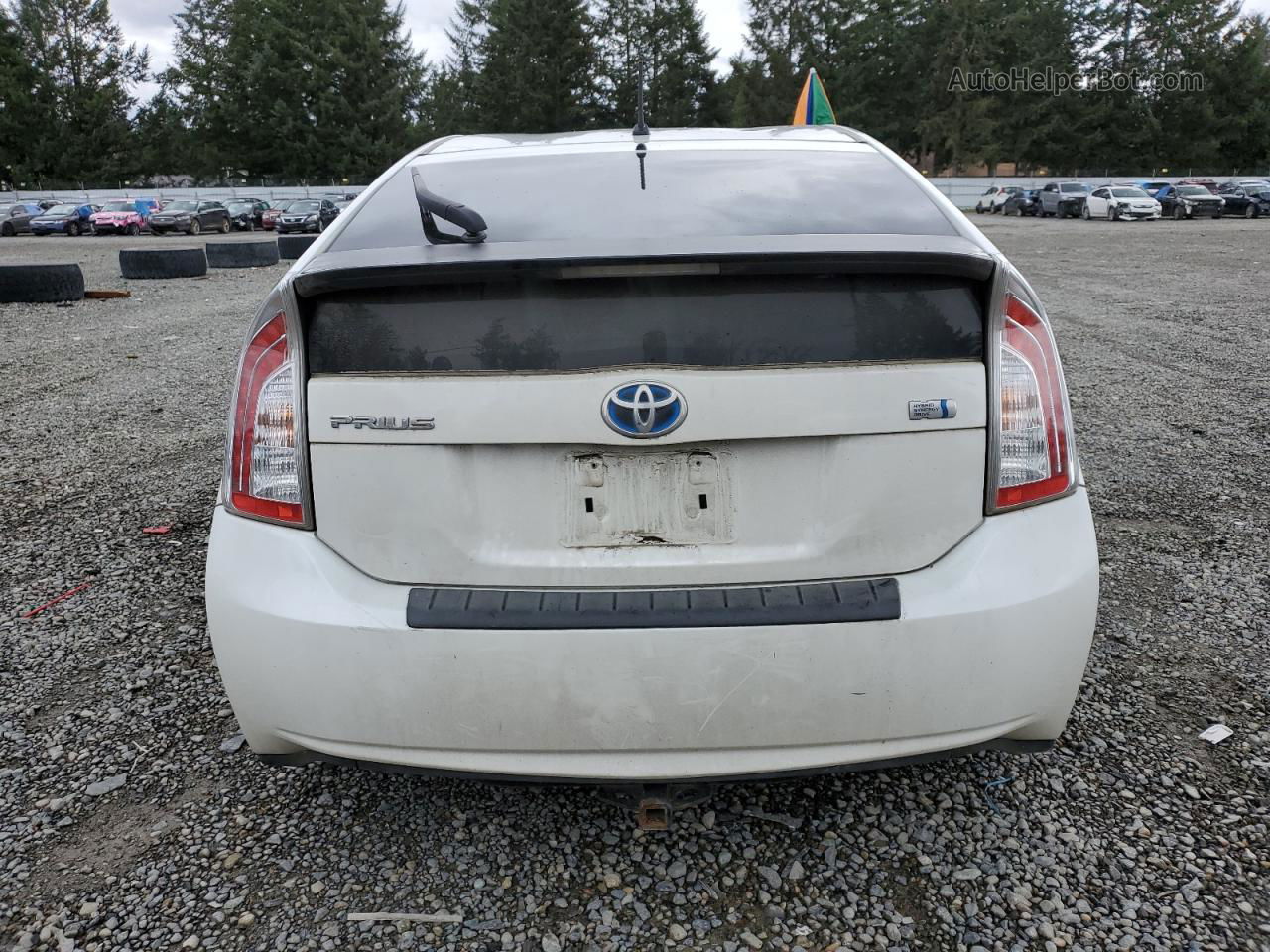 2013 Toyota Prius  Белый vin: JTDKN3DU3D1715654