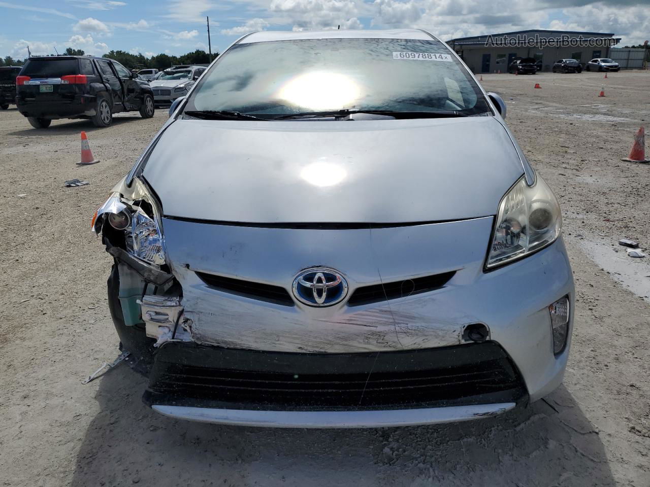 2013 Toyota Prius  Silver vin: JTDKN3DU3D5607298