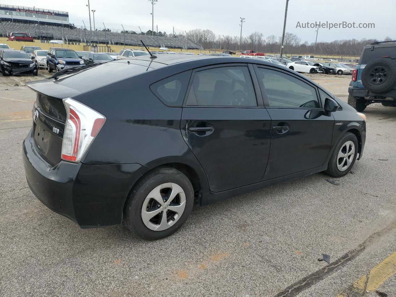 2013 Toyota Prius  Черный vin: JTDKN3DU3D5654475