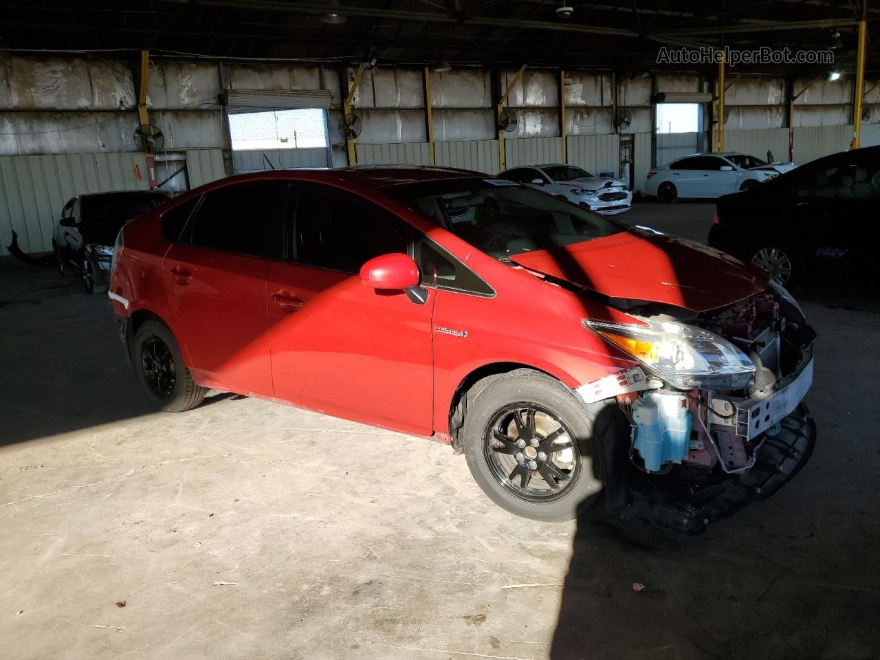 2014 Toyota Prius  Красный vin: JTDKN3DU3E0363358