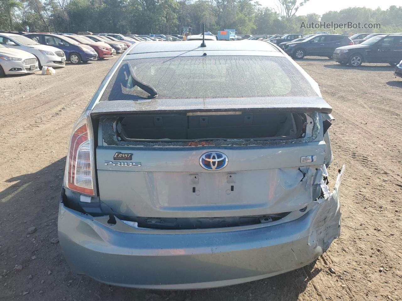 2014 Toyota Prius  Бирюзовый vin: JTDKN3DU3E1740801