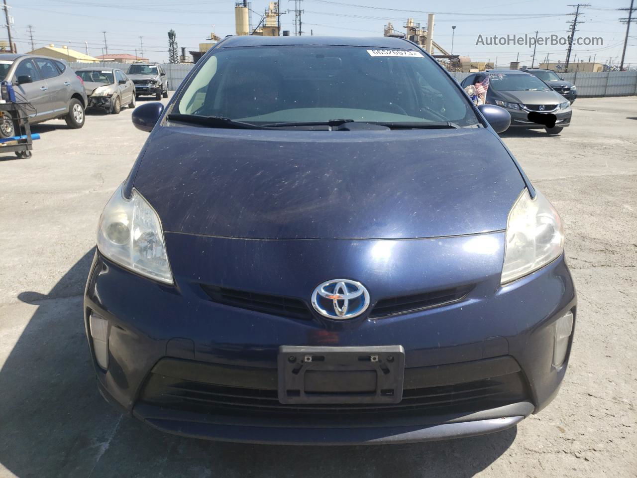 2014 Toyota Prius  Blue vin: JTDKN3DU3E1767089