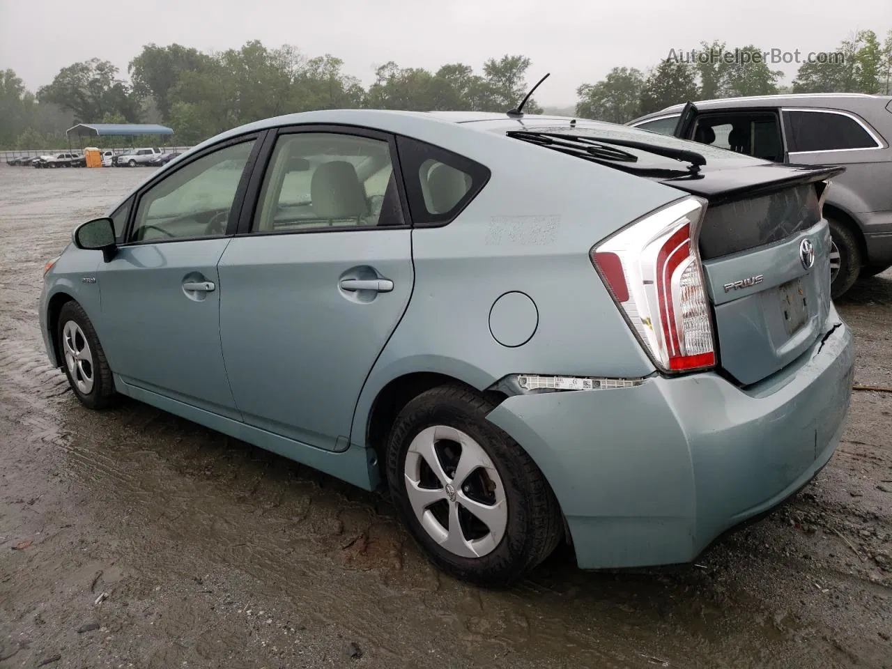 2014 Toyota Prius  Turquoise vin: JTDKN3DU3E1826397