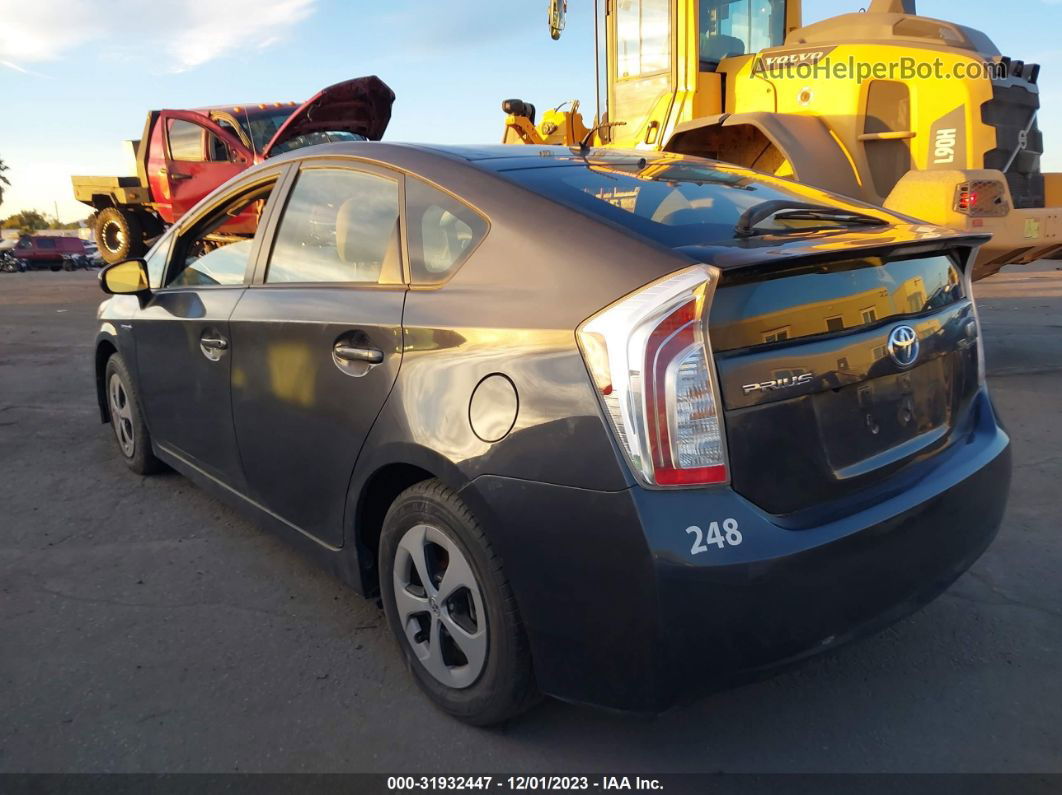 2015 Toyota Prius Two Gray vin: JTDKN3DU3F0472856