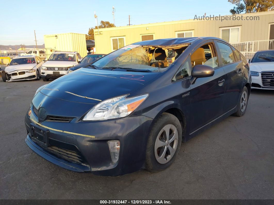 2015 Toyota Prius Two Gray vin: JTDKN3DU3F0472856