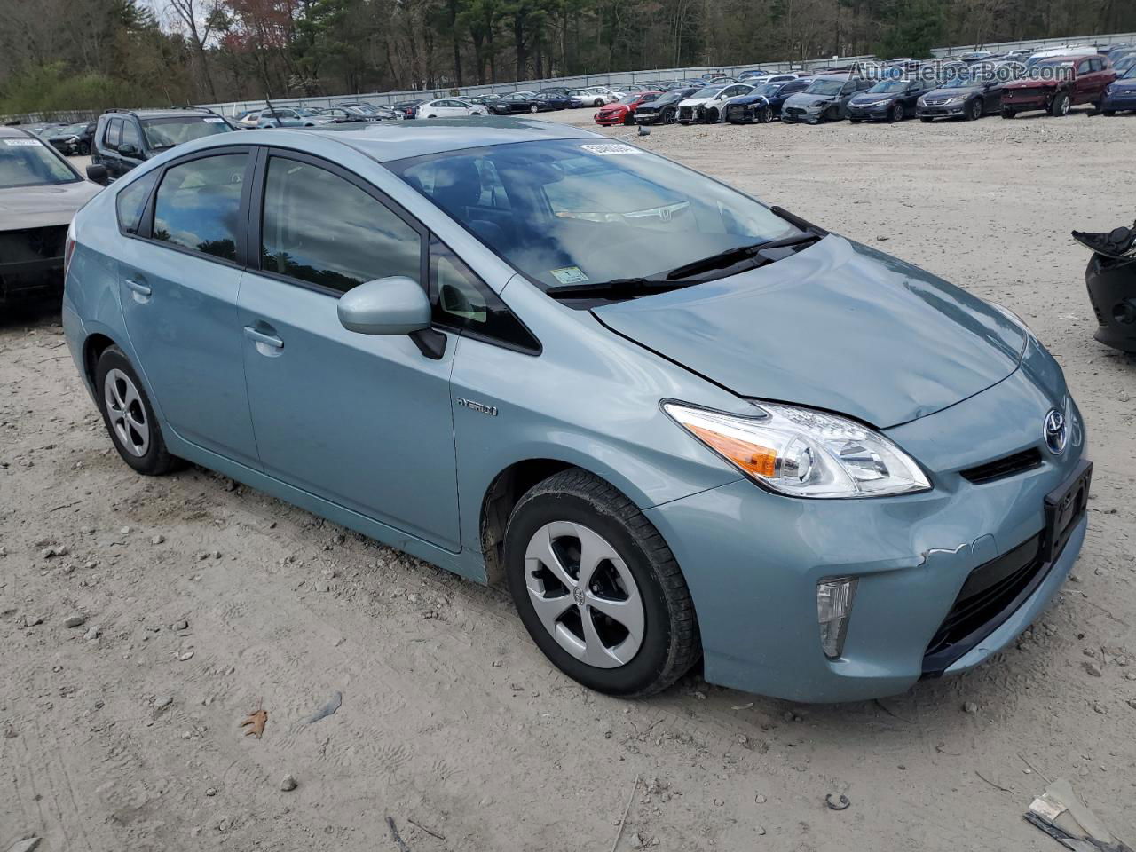 2015 Toyota Prius  Бирюзовый vin: JTDKN3DU3F1916697