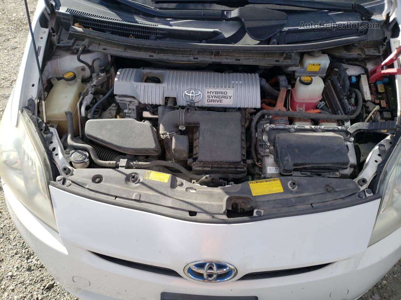 2011 Toyota Prius  Белый vin: JTDKN3DU4B0257769