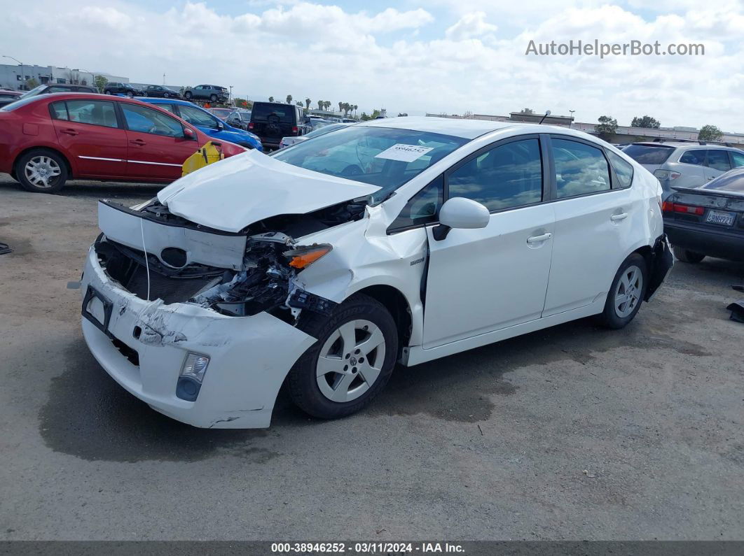 2011 Toyota Prius Two White vin: JTDKN3DU4B0328212