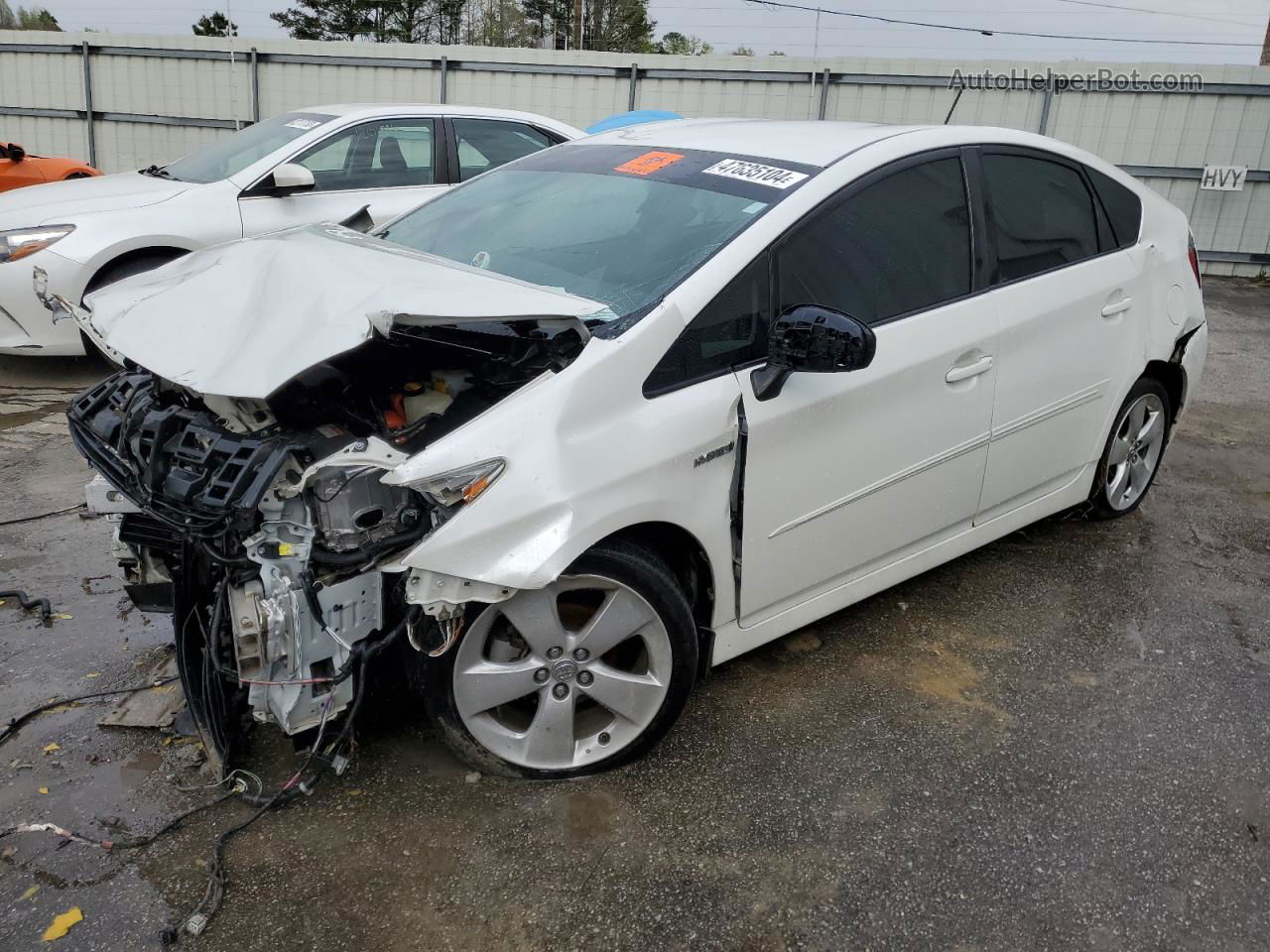 2011 Toyota Prius  White vin: JTDKN3DU4B1364167