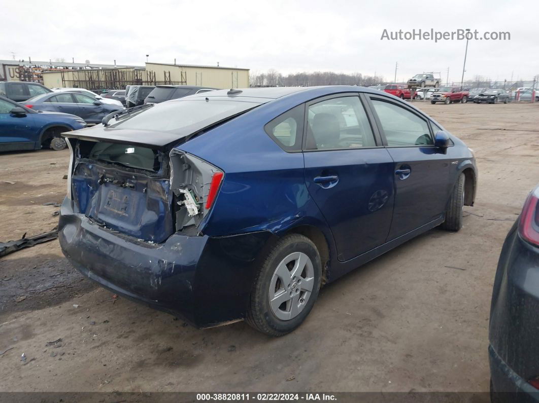 2011 Toyota Prius Three Blue vin: JTDKN3DU4B1394690