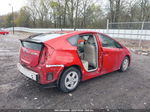 2011 Toyota Prius Four Red vin: JTDKN3DU4B1412105