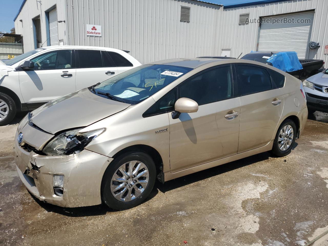 2011 Toyota Prius  Beige vin: JTDKN3DU4B1420589