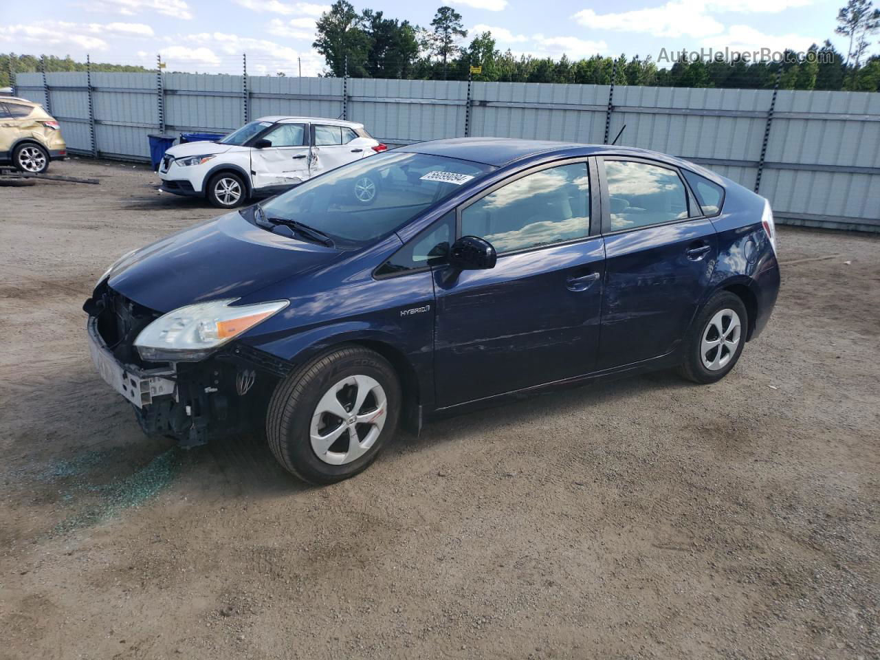 2012 Toyota Prius  Blue vin: JTDKN3DU4C1514473