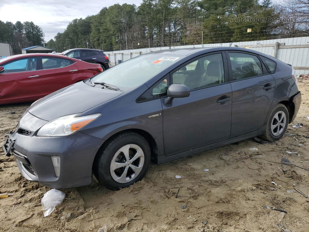 2012 Toyota Prius  Charcoal vin: JTDKN3DU4C1514733