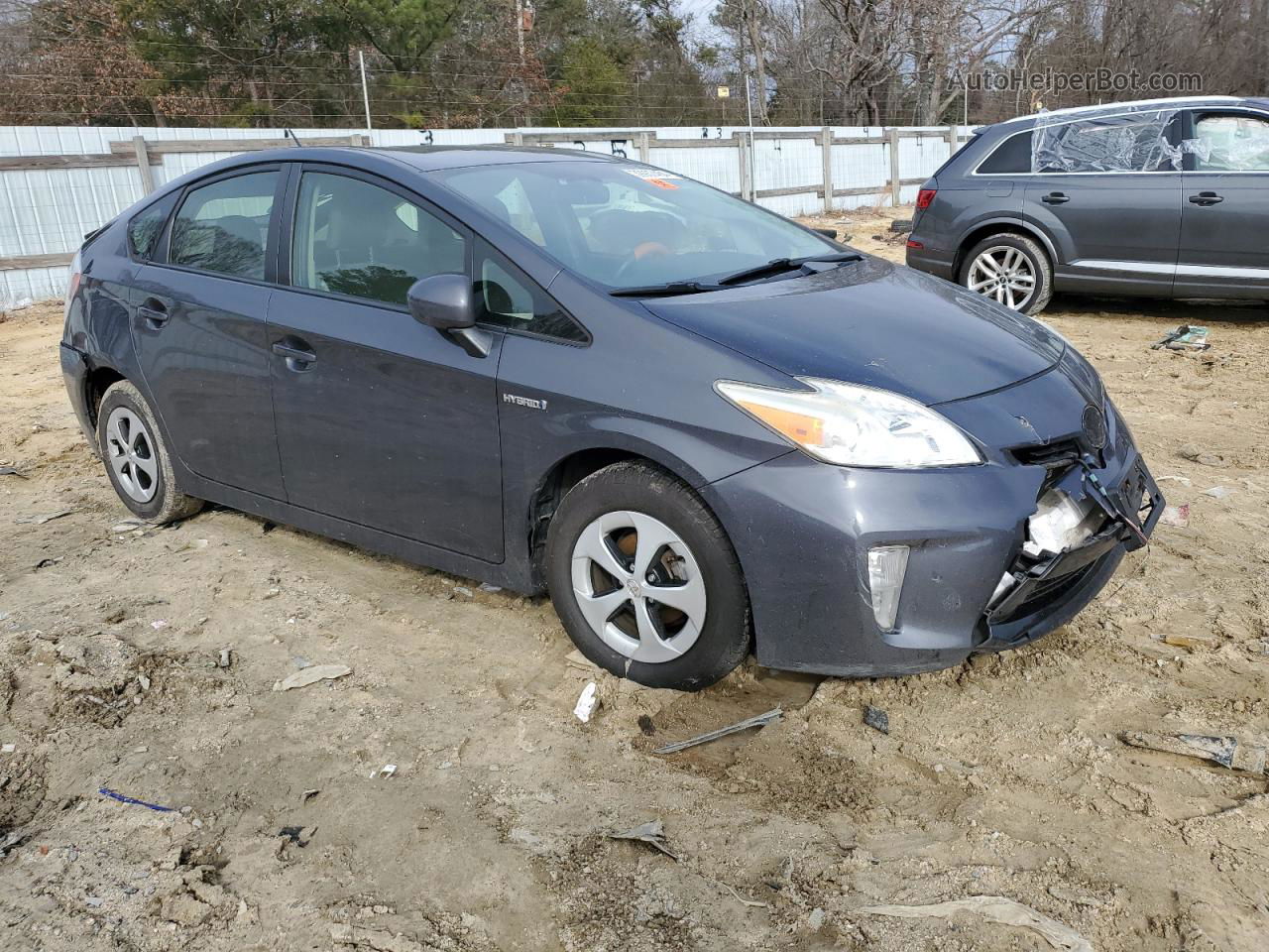 2012 Toyota Prius  Charcoal vin: JTDKN3DU4C1514733