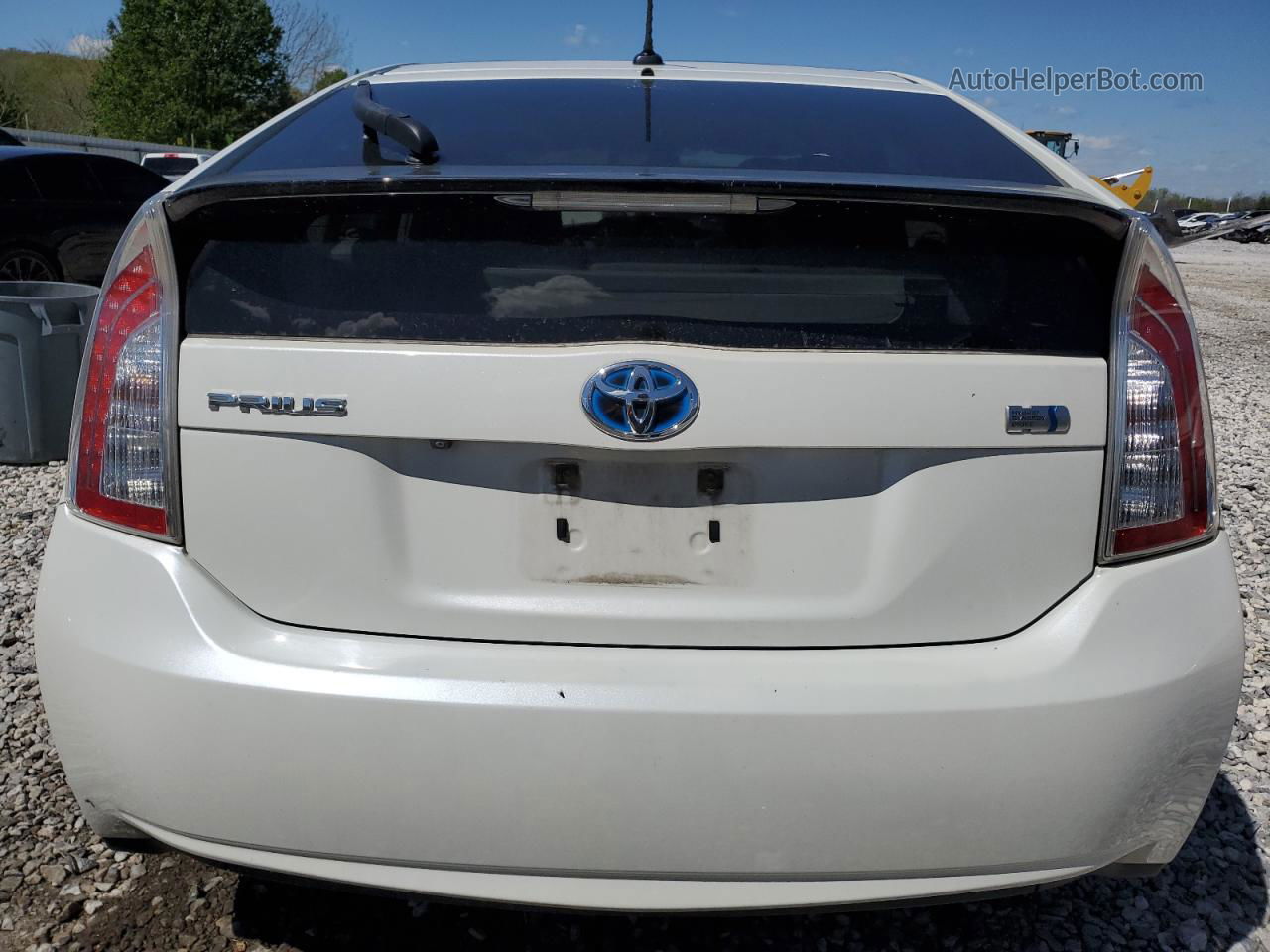 2012 Toyota Prius  Белый vin: JTDKN3DU4C1535145