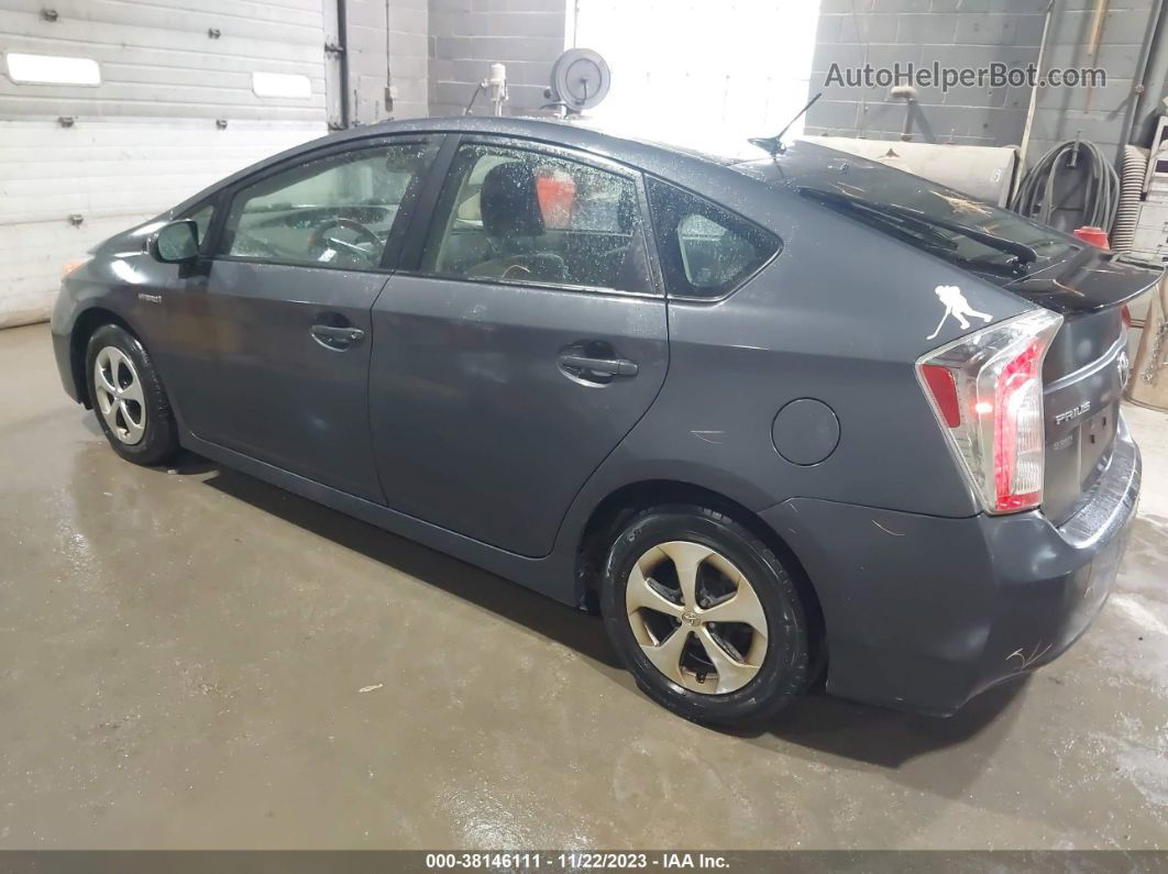 2012 Toyota Prius Three Серый vin: JTDKN3DU4C1549059