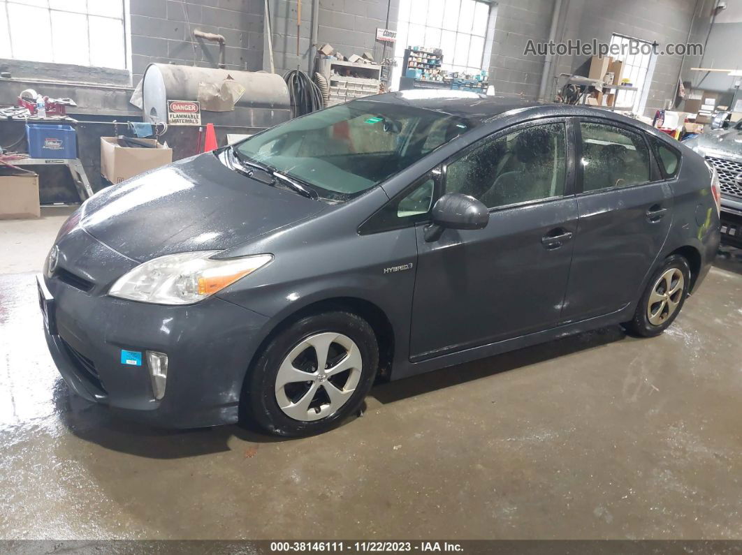 2012 Toyota Prius Three Серый vin: JTDKN3DU4C1549059