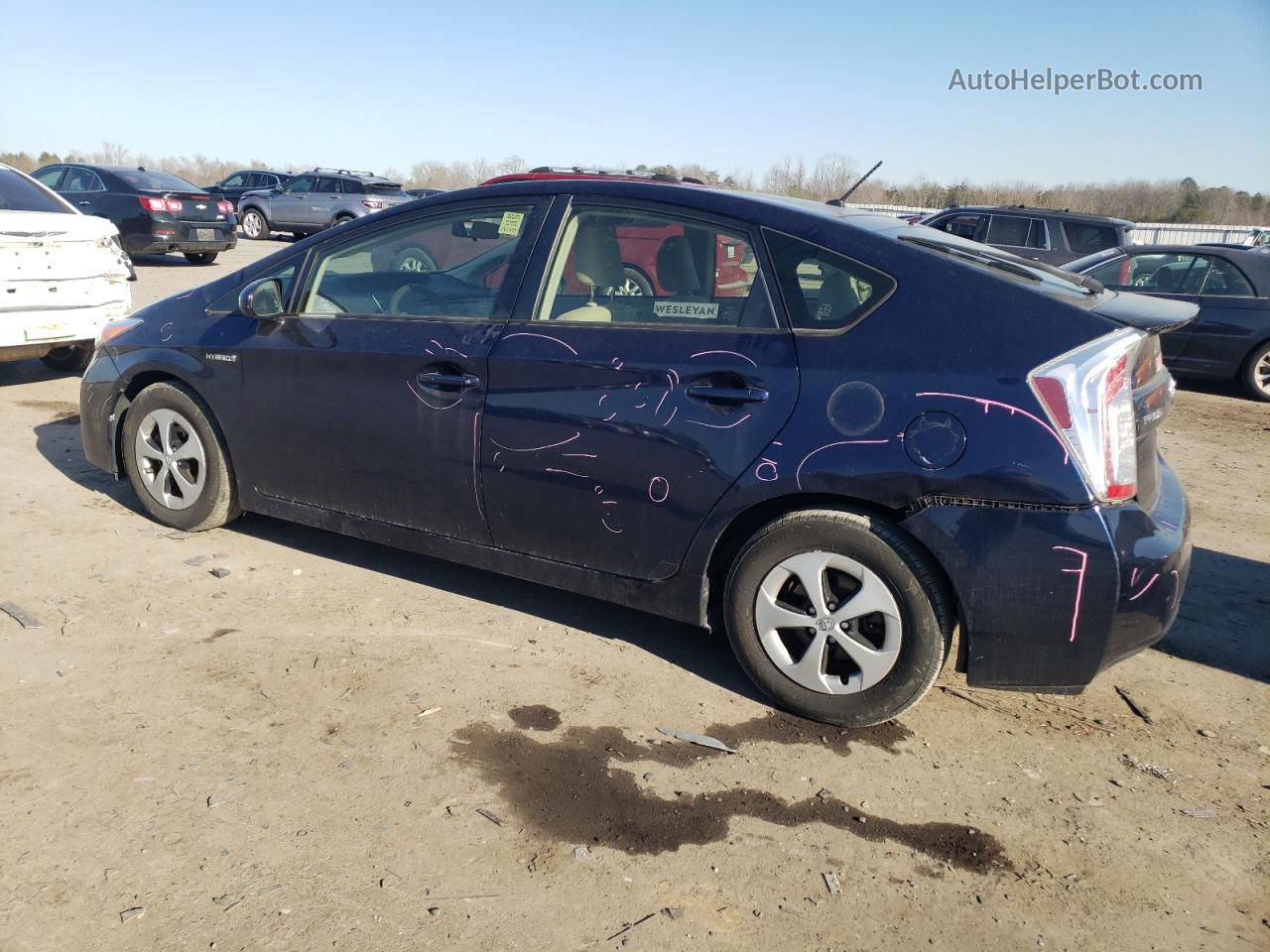 2012 Toyota Prius  Blue vin: JTDKN3DU4C1591005