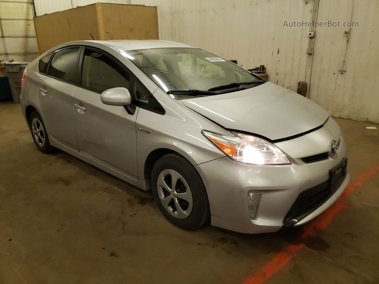 2012 Toyota Prius  Серебряный vin: JTDKN3DU4C1605405