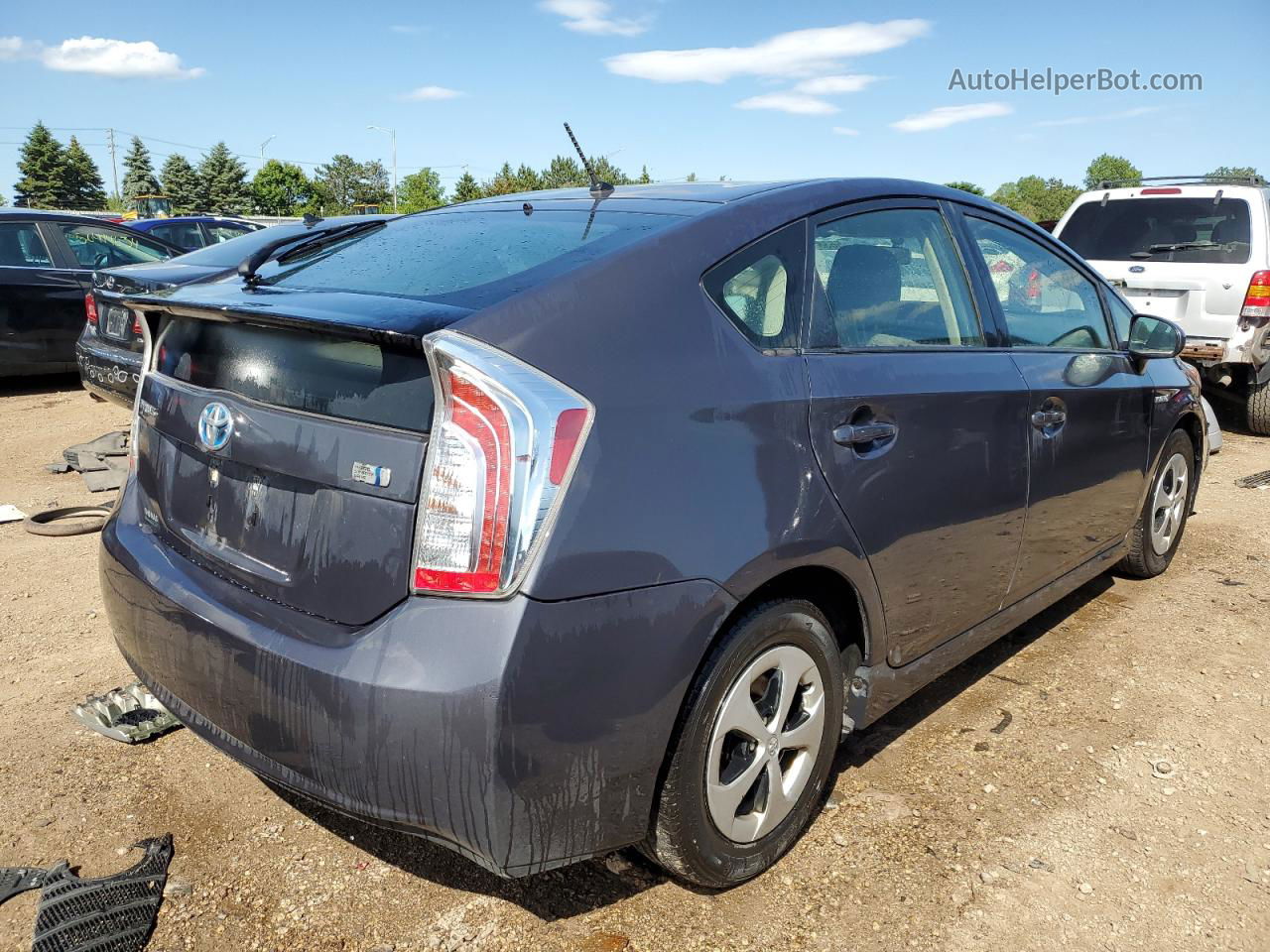 2012 Toyota Prius  Gray vin: JTDKN3DU4C5426614