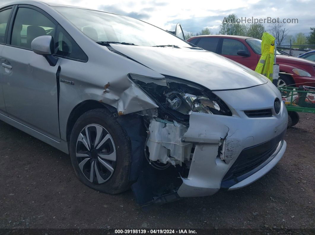 2012 Toyota Prius Two Серебряный vin: JTDKN3DU4C5427665