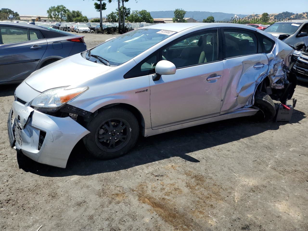 2012 Toyota Prius  Silver vin: JTDKN3DU4C5467860