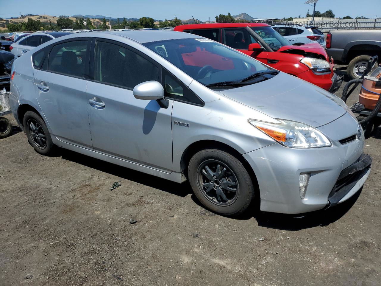 2012 Toyota Prius  Silver vin: JTDKN3DU4C5467860