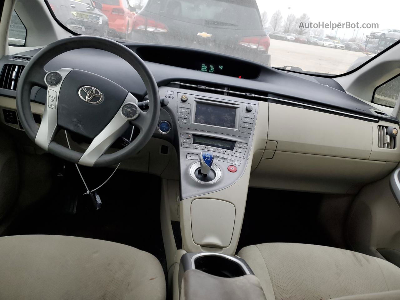 2012 Toyota Prius  Белый vin: JTDKN3DU4C5480883