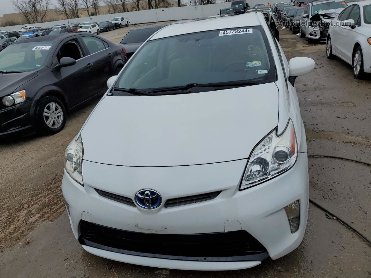 2012 Toyota Prius  Белый vin: JTDKN3DU4C5480883