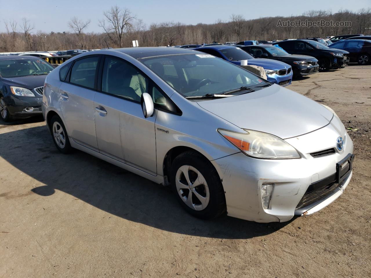 2012 Toyota Prius  Серебряный vin: JTDKN3DU4C5520072