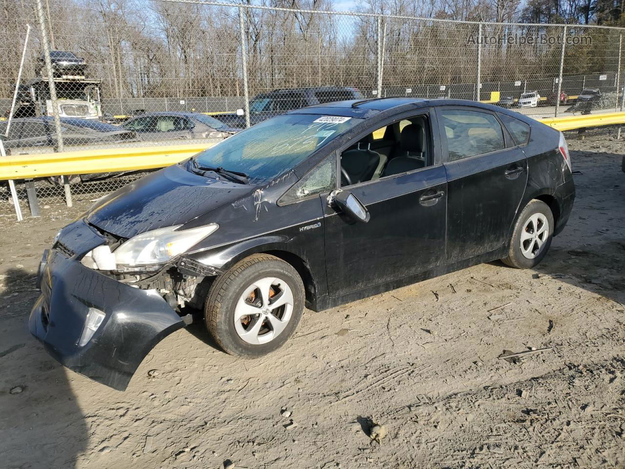 2012 Toyota Prius  Черный vin: JTDKN3DU4C5525739