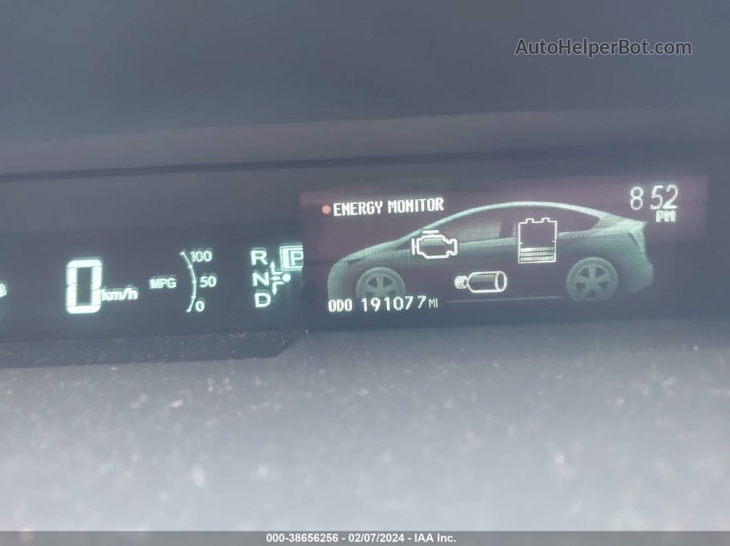 2013 Toyota Prius Three Белый vin: JTDKN3DU4D0355798