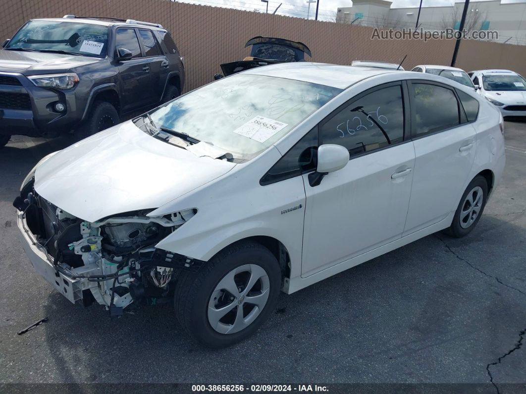 2013 Toyota Prius Three White vin: JTDKN3DU4D0355798