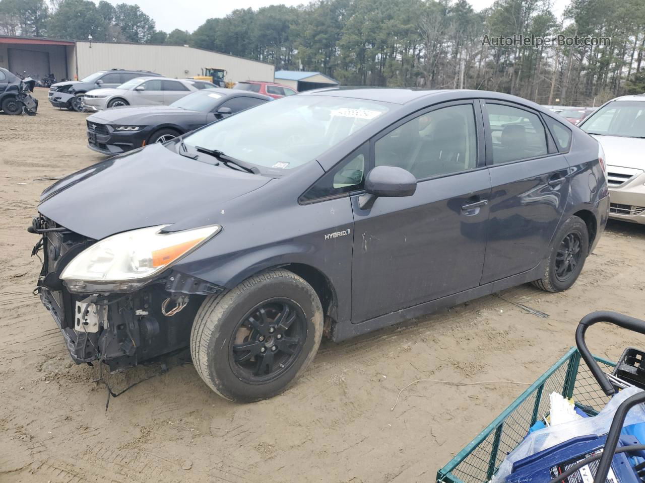 2013 Toyota Prius  Gray vin: JTDKN3DU4D1674516