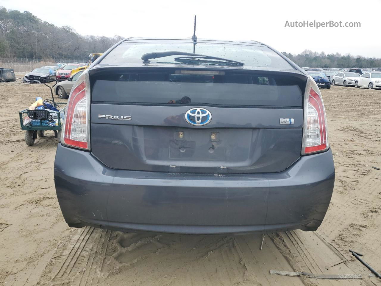 2013 Toyota Prius  Серый vin: JTDKN3DU4D1674516