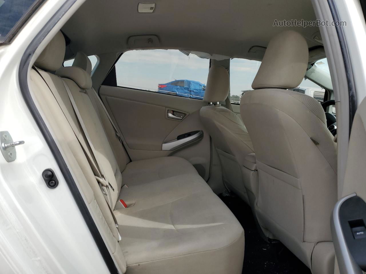 2013 Toyota Prius  Белый vin: JTDKN3DU4D1721656