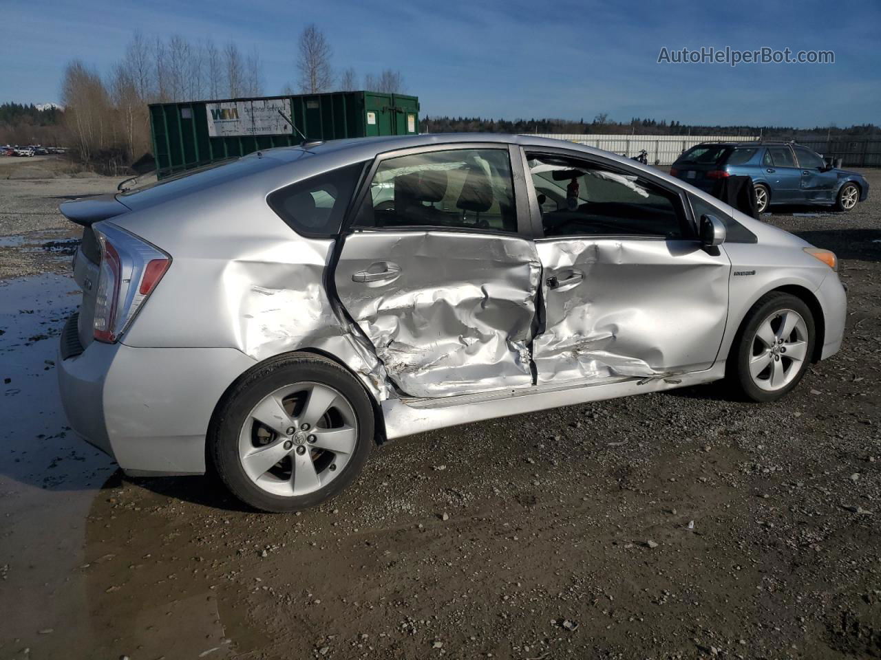 2013 Toyota Prius  Серебряный vin: JTDKN3DU4D5573291