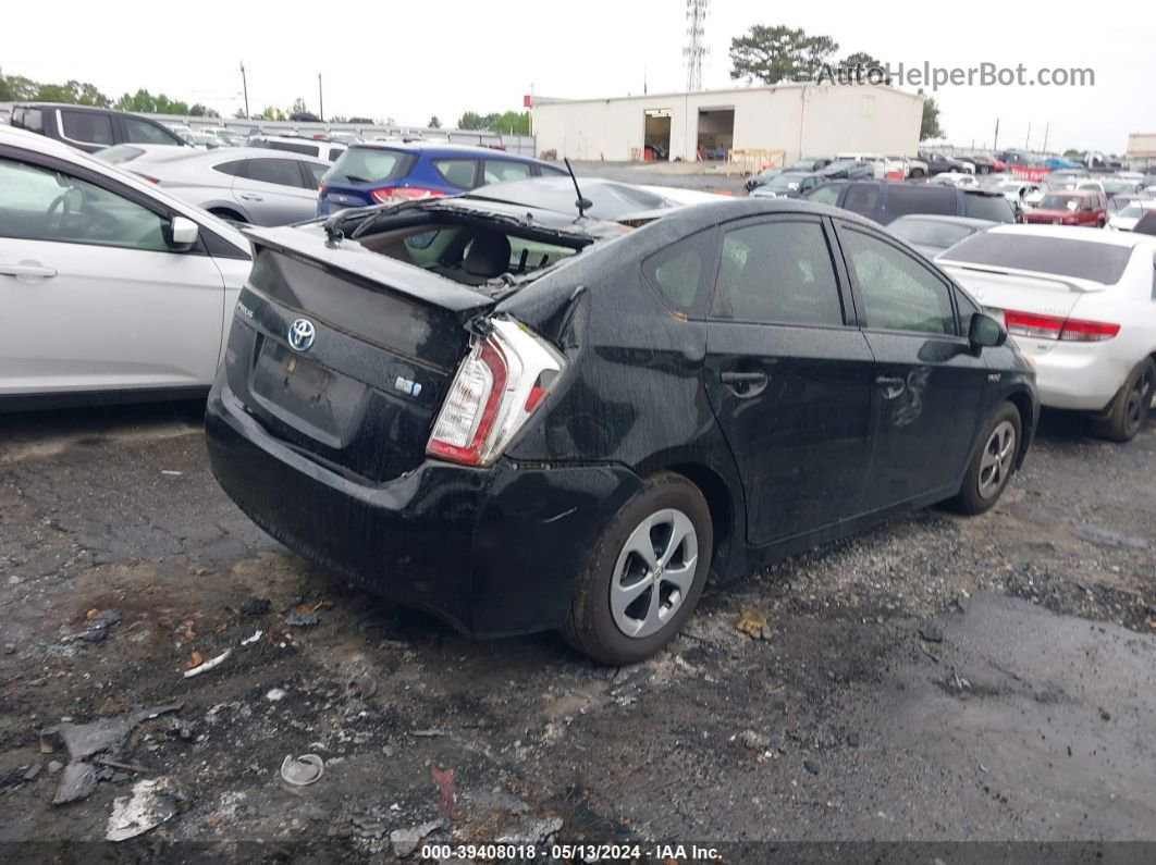 2013 Toyota Prius Two Black vin: JTDKN3DU4D5591175