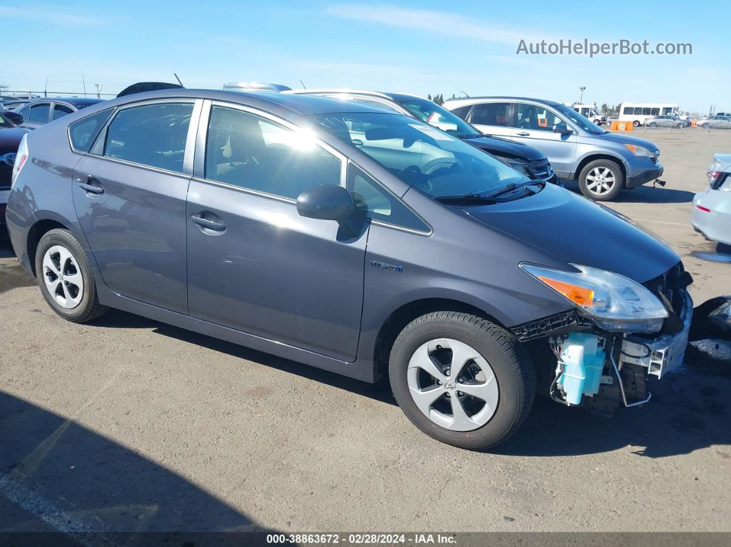 2013 Toyota Prius Three Pewter vin: JTDKN3DU4D5637782