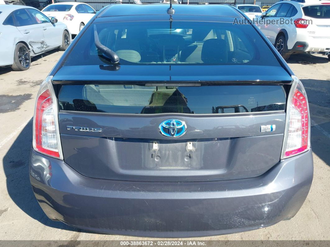 2013 Toyota Prius Three Pewter vin: JTDKN3DU4D5637782