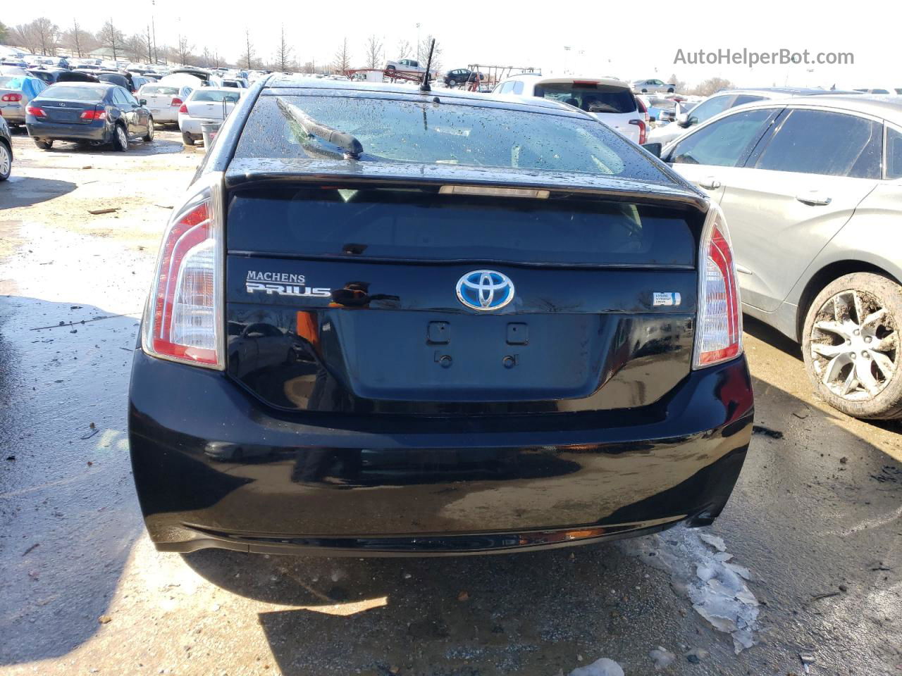 2014 Toyota Prius  Black vin: JTDKN3DU4E0383103