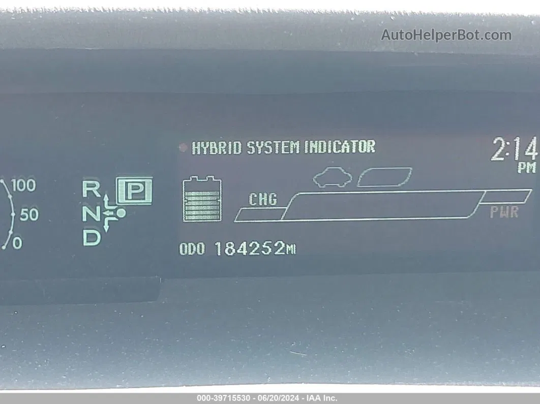 2014 Toyota Prius Two White vin: JTDKN3DU4E0383487