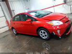 2014 Toyota Prius Four/five/three/one/two Red vin: JTDKN3DU4E0388107