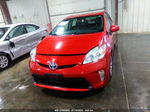 2014 Toyota Prius Four/five/three/one/two Red vin: JTDKN3DU4E0388107