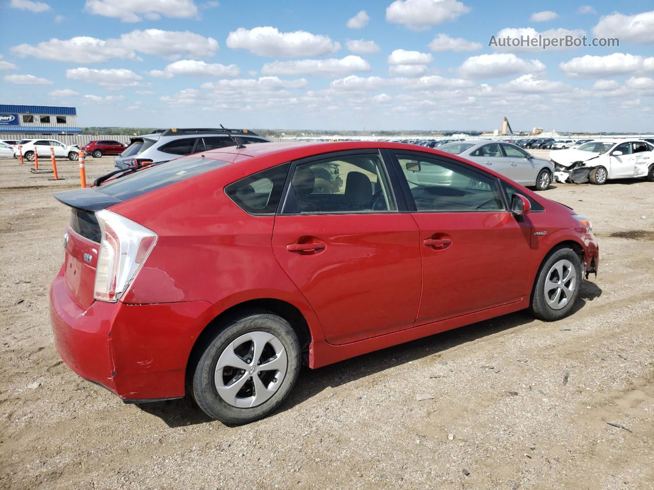 2014 Toyota Prius  Red vin: JTDKN3DU4E0388107