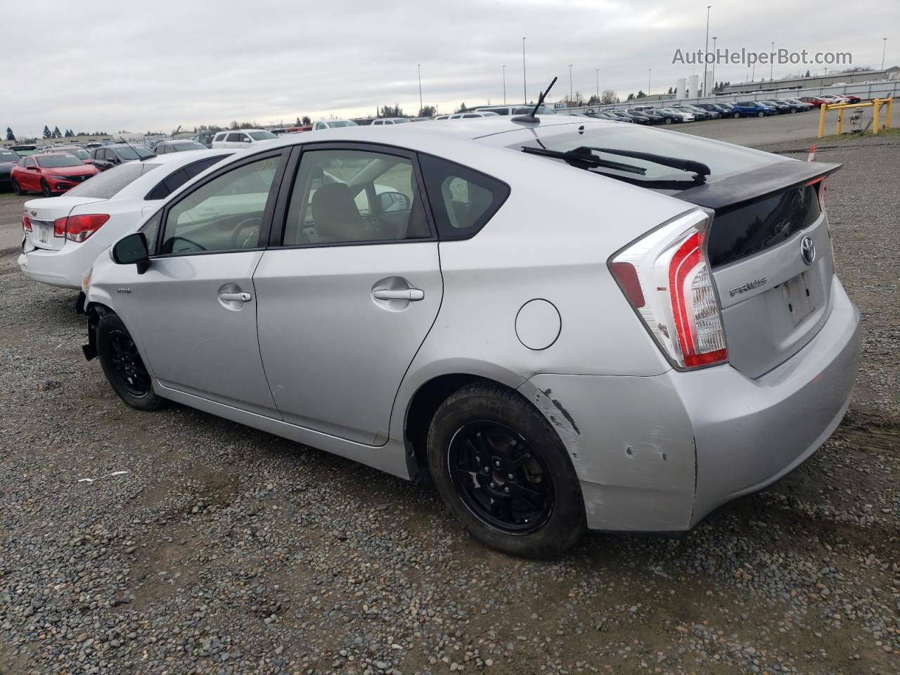 2014 Toyota Prius  Silver vin: JTDKN3DU4E1736661