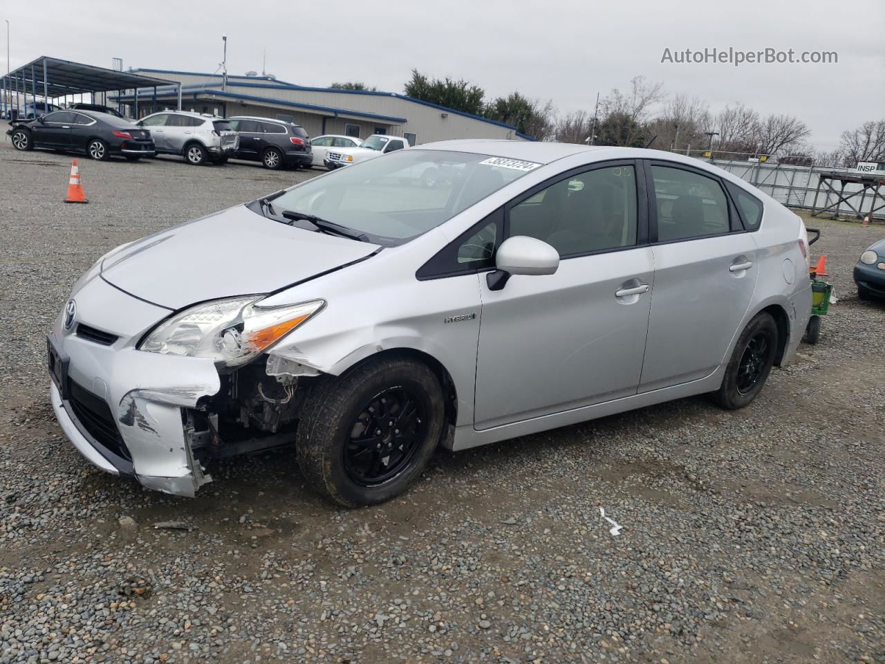 2014 Toyota Prius  Silver vin: JTDKN3DU4E1736661